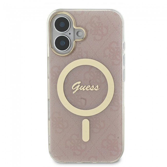 Apple iPhone 16 Kılıf Guess Orjinal Lisanslı Magsafe Şarj Özellikli Yazı Logolu 4G Desenli Kapak Apple iPhone 16 Kılıf Guess Orjinal Lisanslı Magsafe Şarj Özellikli Yazı Logolu 4G Desenli Kapak