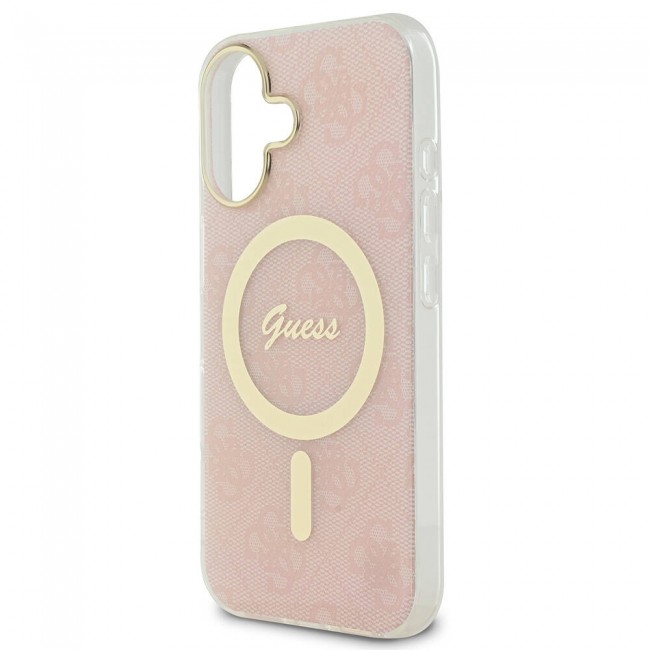 Apple iPhone 16 Kılıf Guess Orjinal Lisanslı Magsafe Şarj Özellikli Yazı Logolu 4G Desenli Kapak Apple iPhone 16 Kılıf Guess Orjinal Lisanslı Magsafe Şarj Özellikli Yazı Logolu 4G Desenli Kapak