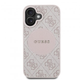 Apple iPhone 16 Kılıf Guess Orjinal Lisanslı M-safe Şarj Özellikli Yazı Logolu Circle Classic Kapak Apple iPhone 16 Kılıf Guess Orjinal Lisanslı M-safe Şarj Özellikli Yazı Logolu Circle Classic Kapak