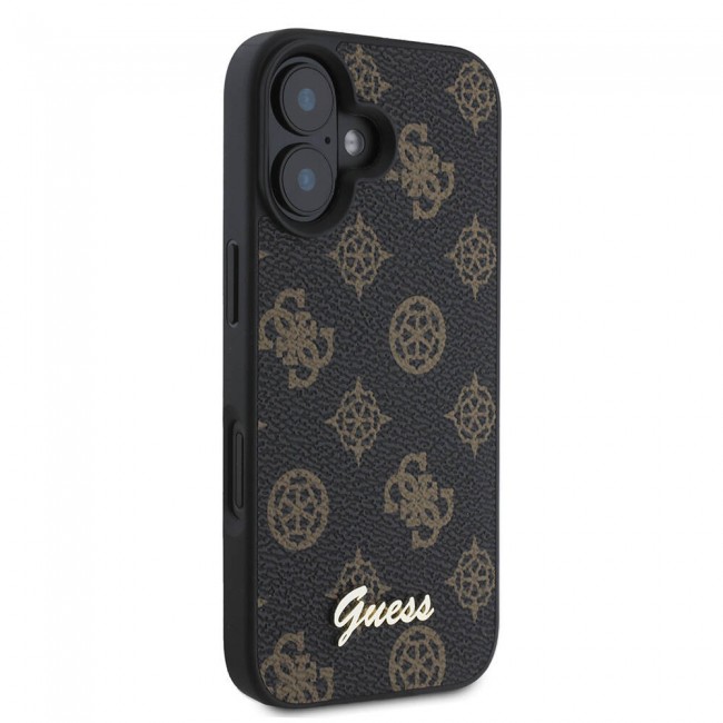 Apple iPhone 16 Kılıf Guess Orjinal Lisanslı Magsafe Şarj Özellikli Yazı Logolu Peony Kapak Apple iPhone 16 Kılıf Guess Orjinal Lisanslı Magsafe Şarj Özellikli Yazı Logolu Peony Kapak