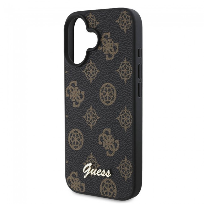 Apple iPhone 16 Kılıf Guess Orjinal Lisanslı Magsafe Şarj Özellikli Yazı Logolu Peony Kapak Apple iPhone 16 Kılıf Guess Orjinal Lisanslı Magsafe Şarj Özellikli Yazı Logolu Peony Kapak