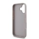 Apple iPhone 16 Kılıf Guess Orjinal Lisanslı PU Deri 4G Desenli Metal Büyük 4G ve Yazı Logolu Kapak Apple iPhone 16 Kılıf Guess Orjinal Lisanslı PU Deri 4G Desenli Metal Büyük 4G ve Yazı Logolu Kapak