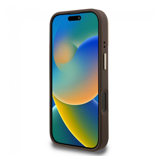 Apple iPhone 16 Kılıf Guess Orjinal Lisanslı PU Deri Taşlı Üçgen Logo 4G Desenli Kamera Standlı Kapak Apple iPhone 16 Kılıf Guess Orjinal Lisanslı PU Deri Taşlı Üçgen Logo 4G Desenli Kamera Standlı Kapak