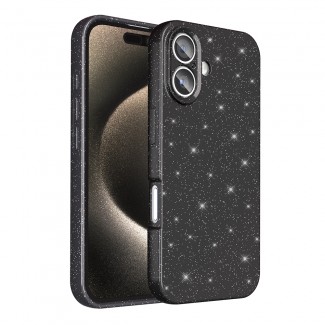 Apple iPhone 16 Kılıf Kamera Korumalı Simli Lüks Zore Koton Kapak Apple iPhone 16 Kılıf Kamera Korumalı Simli Lüks Zore Koton Kapak