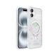 Apple iPhone 16 Kılıf M-Safe Şarj Özellikli Şeffaf Zore Folk Sert Kapak Apple iPhone 16 Kılıf M-Safe Şarj Özellikli Şeffaf Zore Folk Sert Kapak