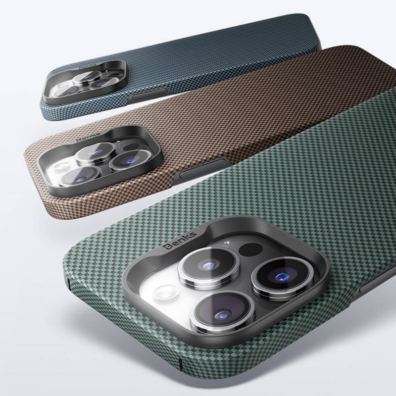 Bal-z Apple iPhone 16 Kılıf M-safe Şarj Özellikli Benks ArmorTint Serisi ArmorAir Kevlar Kapak