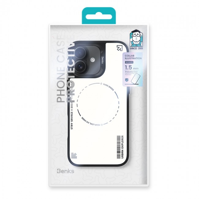 Apple iPhone 16 Kılıf Magsafe Şarj Özellikli Benks Dynamic Basis Kapak Apple iPhone 16 Kılıf Magsafe Şarj Özellikli Benks Dynamic Basis Kapak