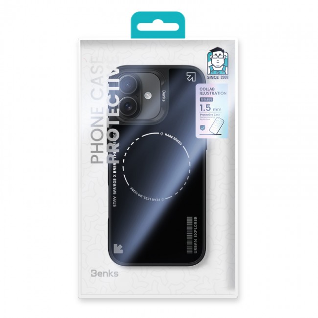 Apple iPhone 16 Kılıf Magsafe Şarj Özellikli Benks Dynamic Basis Kapak Apple iPhone 16 Kılıf Magsafe Şarj Özellikli Benks Dynamic Basis Kapak