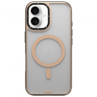 Apple iPhone 16 Kılıf M-safe Şarj Özellikli Cam Arka Yüzey TPU Youngkit Gemstone Serisi Kapak Apple iPhone 16 Kılıf M-safe Şarj Özellikli Cam Arka Yüzey TPU Youngkit Gemstone Serisi Kapak