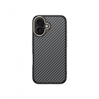 Apple iPhone 16 Kılıf M-safe Şarj Özellikli Karbon Fiber Görünümlü Zore Antina Kapak Apple iPhone 16 Kılıf M-safe Şarj Özellikli Karbon Fiber Görünümlü Zore Antina Kapak