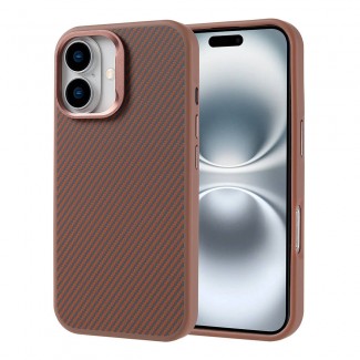 Apple iPhone 16 Kılıf M-safe Şarj Özellikli Karbon Fiber Görünümlü Zore Troy Kapak Apple iPhone 16 Kılıf M-safe Şarj Özellikli Karbon Fiber Görünümlü Zore Troy Kapak