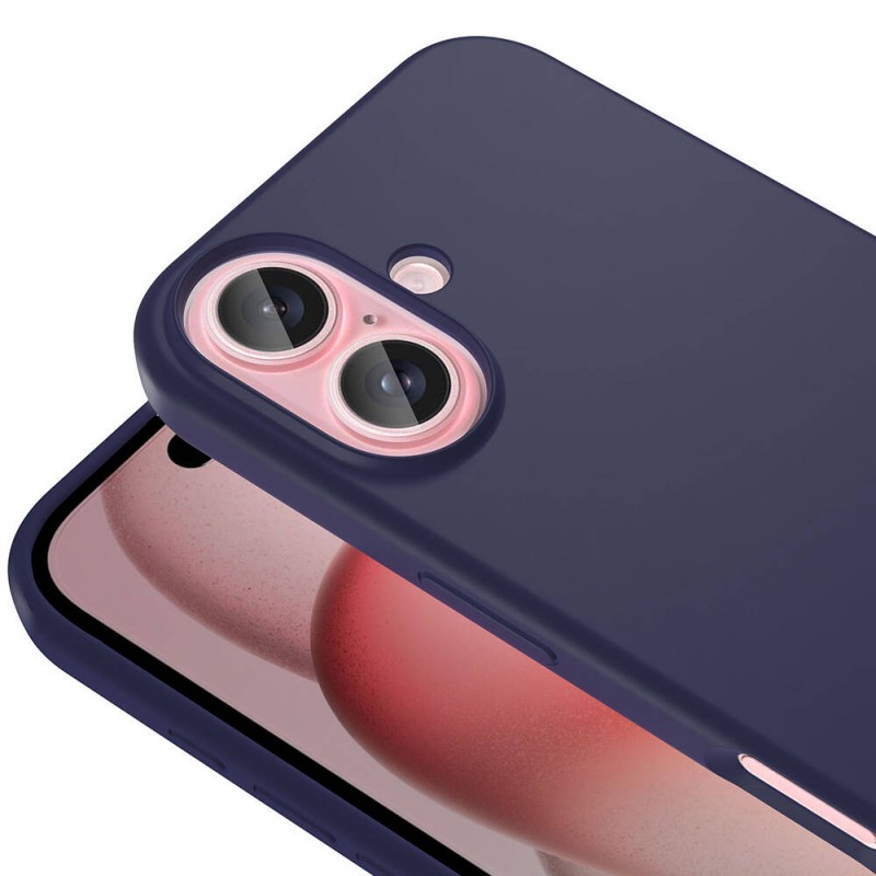 Bal-z Apple iPhone 16 Kılıf M-safe Şarj Özellikli Sıvı Teknolojili Silinebilir Sert Zore Kivi Kapak