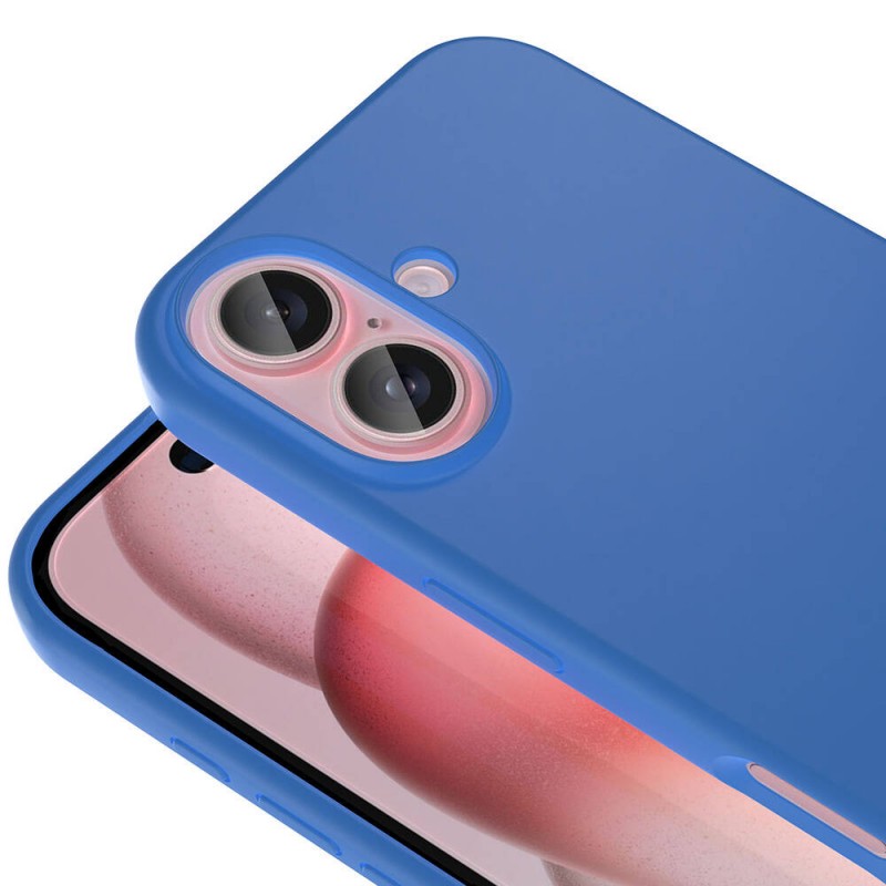 Bal-z Apple iPhone 16 Kılıf M-safe Şarj Özellikli Sıvı Teknolojili Silinebilir Sert Zore Kivi Kapak