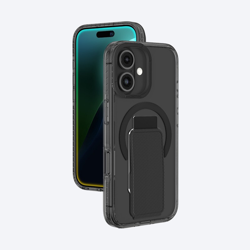 Bal-z Apple iPhone 16 Kılıf M-safe Şarj Özellikli Standlı Amazingthing Titan Pro Plus Kapak