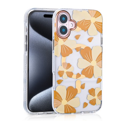 Bal-z Apple iPhone 16 Kılıf M-safe Şarj Özellikli Zore Papat Kapak