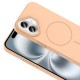 Apple iPhone 16 Kılıf M-safe Şarj Özellikli Zore Ruby Sert Kapak