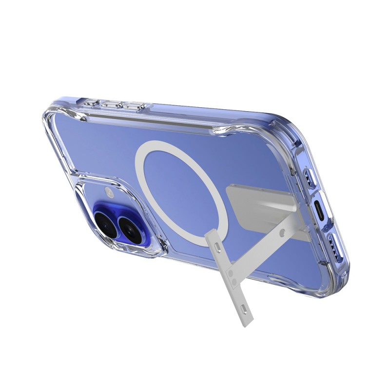 Bal-z Apple iPhone 16 Kılıf M-safe Şarj Özellikli Zore T-Max Standlı Kapak