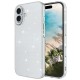 Apple iPhone 16 Kılıf Parlayan Simli Şeffaf Zore Redos Kapak Apple iPhone 16 Kılıf Parlayan Simli Şeffaf Zore Redos Kapak