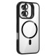 Apple iPhone 16 Kılıf Standlı ve Kamera Lens Hediyeli M-Safe Şarj Özellikli Zore Etro Kapak Apple iPhone 16 Kılıf Standlı ve Kamera Lens Hediyeli M-Safe Şarj Özellikli Zore Etro Kapak
