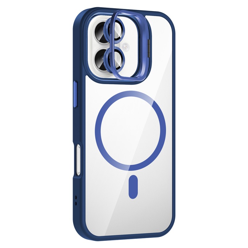 Bal-z Apple iPhone 16 Kılıf Standlı ve Kamera Lens Hediyeli M-Safe Şarj Özellikli Zore Etro Kapak