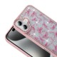 Apple iPhone 16 Kılıf Taşlı ve Simli Tasarım Zore Azra Kapak