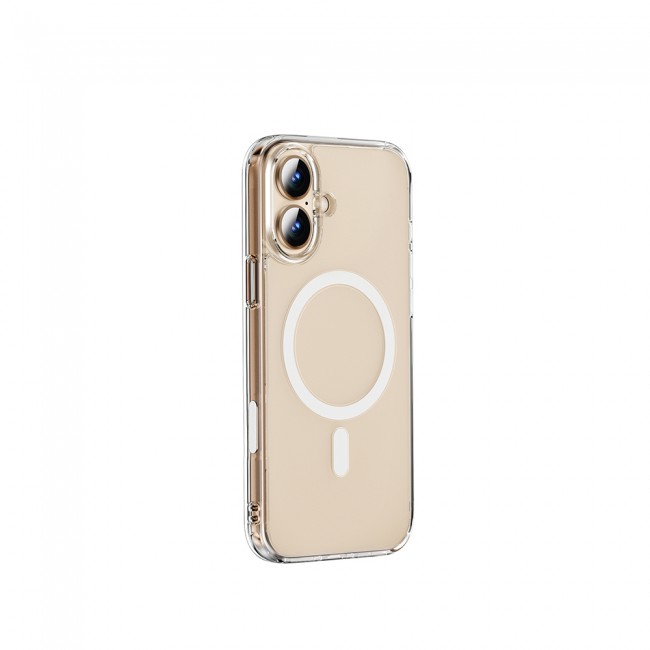 Apple iPhone 16 Kılıf Wiwu MCC-102 Magnetic Crystal Sert PC Kapak Apple iPhone 16 Kılıf Wiwu MCC-102 Magnetic Crystal Sert PC Kapak