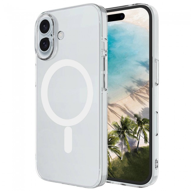 Apple iPhone 16 Kılıf Zore Magsafe Şarj Özellikli Şeffaf Tek Kamera Çerçeveli Porto Kapak Apple iPhone 16 Kılıf Zore Magsafe Şarj Özellikli Şeffaf Tek Kamera Çerçeveli Porto Kapak