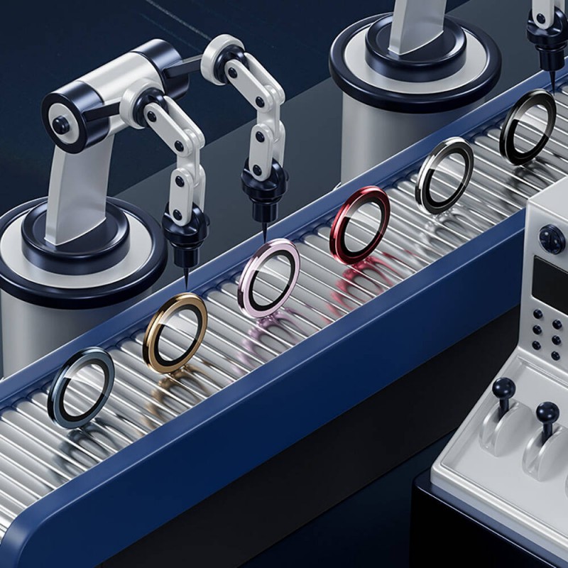 Bal-z Apple iPhone 16 Plus Benks DR Safir Kamera Lens Koruyucu