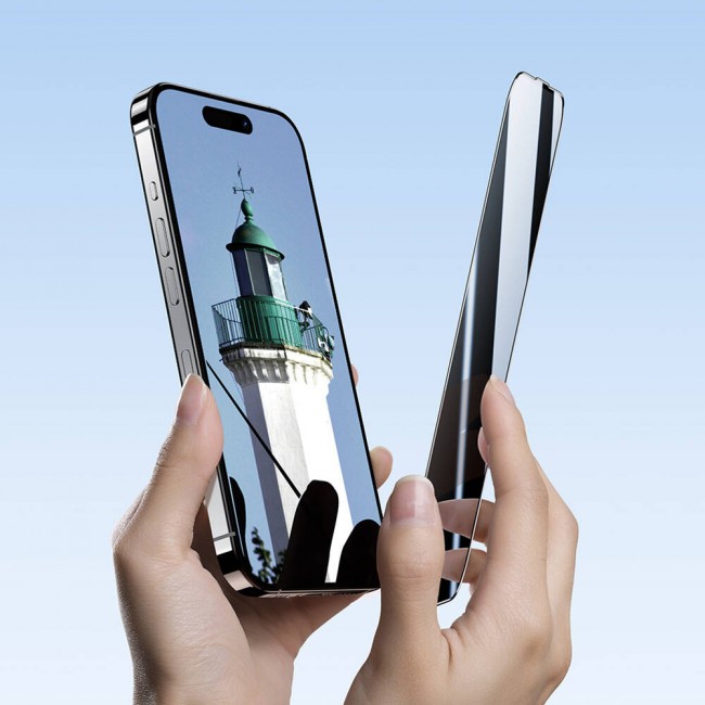 Apple iPhone 16 Plus Benks Ultra Shield 0.4mm Ekran Koruyucu + Kolay Uygulama Aparatlı Apple iPhone 16 Plus Benks Ultra Shield 0.4mm Ekran Koruyucu + Kolay Uygulama Aparatlı