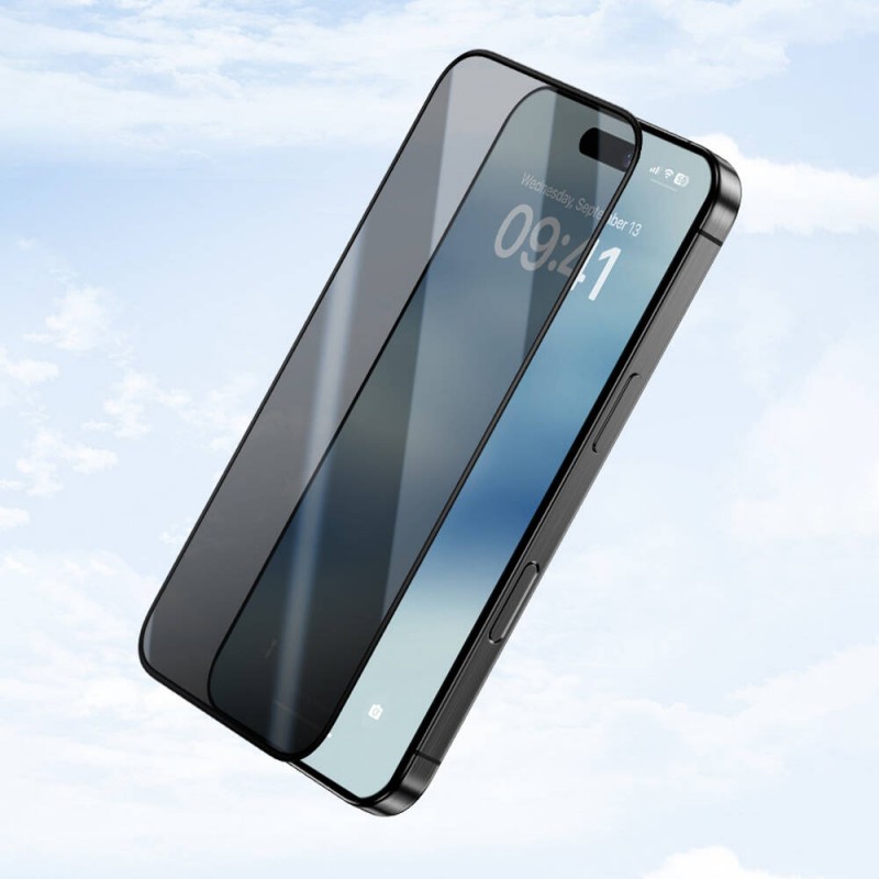 Bal-z Apple iPhone 16 Plus Benks Ultra Shield 0.4mm Privacy Ekran Koruyucu + Kolay Uygulama Aparatlı