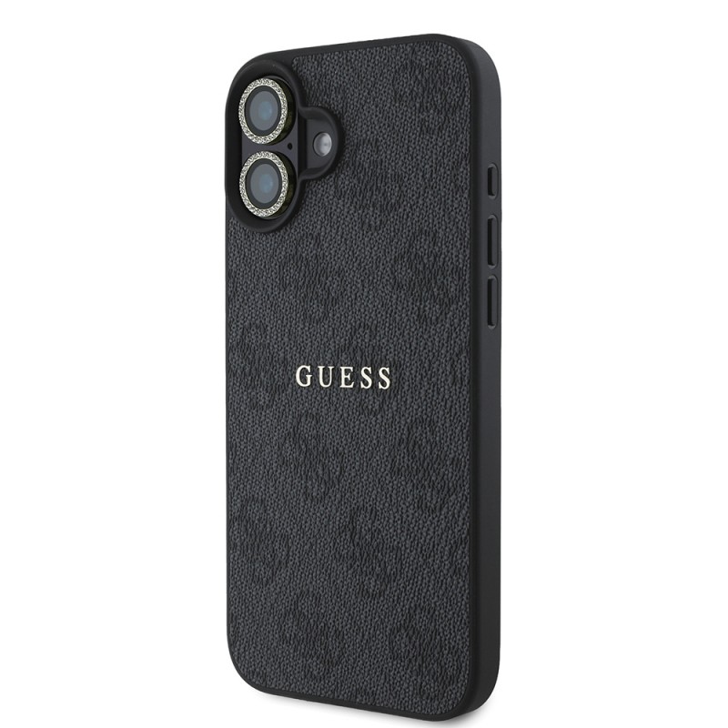 Bal-z Apple iPhone 16 Plus Guess Orjinal Lisanslı Kılıf + Ekran Koruyucu + Lens Koruyucu 3in1 Aksesuar Seti