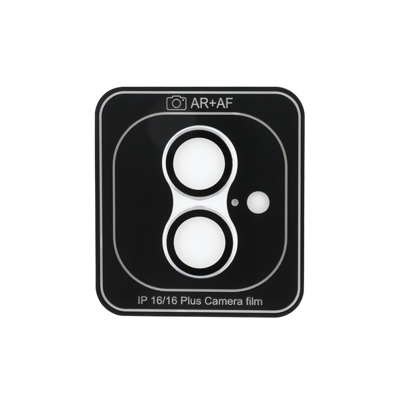 Bal-z Apple iPhone 16 Plus Guess Orjinal Lisanslı Metal Kamera Lens Koruyucu