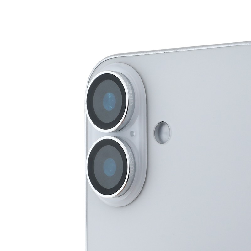 Bal-z Apple iPhone 16 Plus Guess Orjinal Lisanslı Metal Kamera Lens Koruyucu