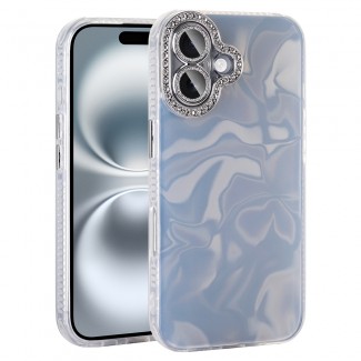 Apple iPhone 16 Plus Kılıf Airbagli Parlak Taş Detay Tasarımlı Zore Esila Kapak Apple iPhone 16 Plus Kılıf Airbagli Parlak Taş Detay Tasarımlı Zore Esila Kapak