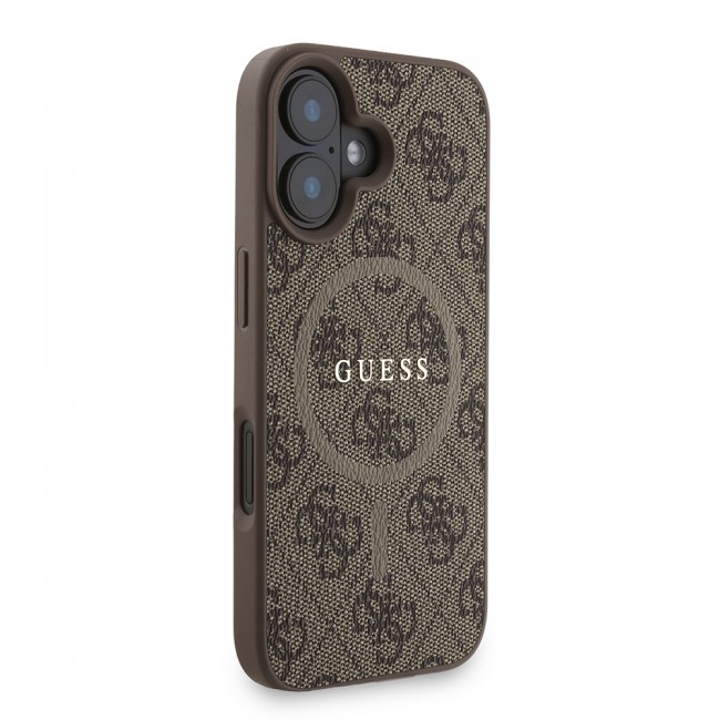Apple iPhone 16 Plus Kılıf Guess Orjinal Lisanslı M-safe Şarj Özellikli PU Deri Bilek Askı İpli Yazı Logolu Kapak Apple iPhone 16 Plus Kılıf Guess Orjinal Lisanslı M-safe Şarj Özellikli PU Deri Bilek Askı İpli Yazı Logolu Kapak