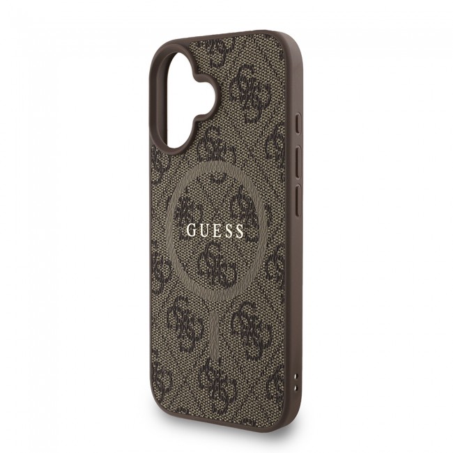 Apple iPhone 16 Plus Kılıf Guess Orjinal Lisanslı M-safe Şarj Özellikli PU Deri Bilek Askı İpli Yazı Logolu Kapak Apple iPhone 16 Plus Kılıf Guess Orjinal Lisanslı M-safe Şarj Özellikli PU Deri Bilek Askı İpli Yazı Logolu Kapak