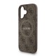Apple iPhone 16 Plus Kılıf Guess Orjinal Lisanslı M-safe Şarj Özellikli PU Deri Bilek Askı İpli Yazı Logolu Kapak Apple iPhone 16 Plus Kılıf Guess Orjinal Lisanslı M-safe Şarj Özellikli PU Deri Bilek Askı İpli Yazı Logolu Kapak