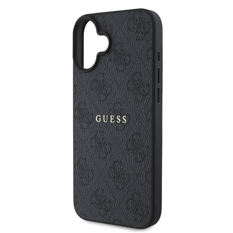 Bal-z Apple iPhone 16 Plus Kılıf Guess Orjinal Lisanslı M-safe Şarj Özellikli 4G Desenli Yazı Logolu Kapak