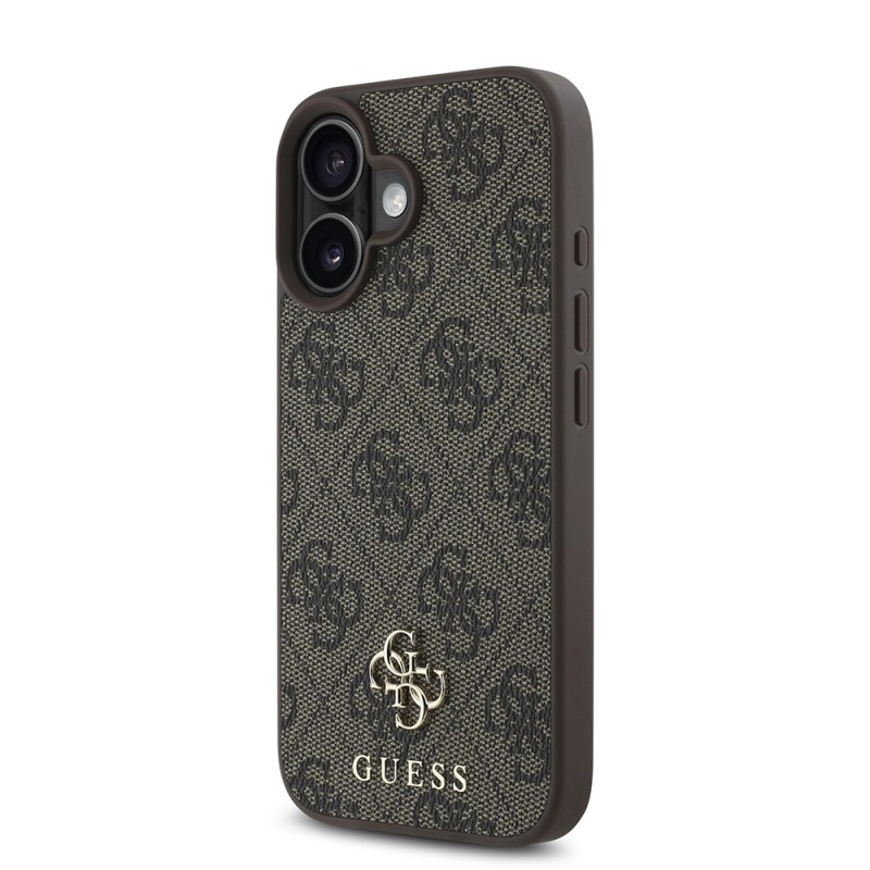 Bal-z Apple iPhone 16 Plus Kılıf Guess Orjinal Lisanslı M-safe Şarj Özellikli Small 4G Classic Kapak