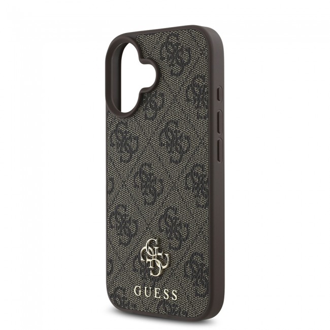 Apple iPhone 16 Plus Kılıf Guess Orjinal Lisanslı Magsafe Şarj Özellikli Small 4G Classic Kapak Apple iPhone 16 Plus Kılıf Guess Orjinal Lisanslı Magsafe Şarj Özellikli Small 4G Classic Kapak