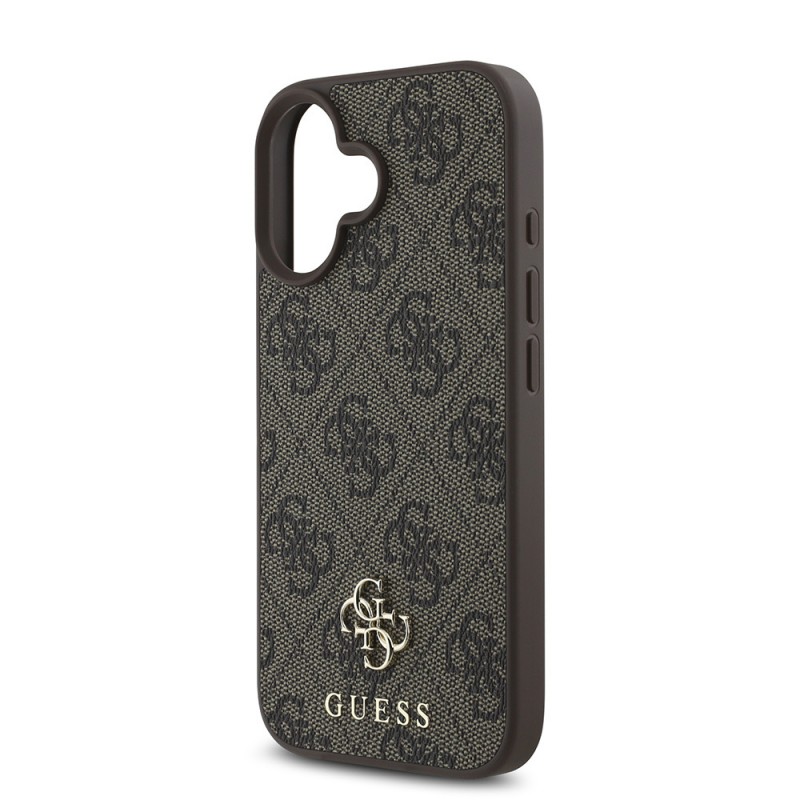 Bal-z Apple iPhone 16 Plus Kılıf Guess Orjinal Lisanslı M-safe Şarj Özellikli Small 4G Classic Kapak