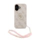 Apple iPhone 16 Plus Kılıf Guess Orjinal Lisanslı PU Deri Bilek Askı İpli Metal Büyük 4G ve Yazı Logolu Kapak Apple iPhone 16 Plus Kılıf Guess Orjinal Lisanslı PU Deri Bilek Askı İpli Metal Büyük 4G ve Yazı Logolu Kapak