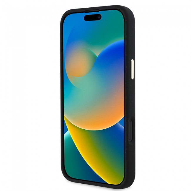 Apple iPhone 16 Plus Kılıf Guess Orjinal Lisanslı Yazı ve Taşlı 4G Logolu Metal Kamera Çerçeveli Silikon Kapak Apple iPhone 16 Plus Kılıf Guess Orjinal Lisanslı Yazı ve Taşlı 4G Logolu Metal Kamera Çerçeveli Silikon Kapak