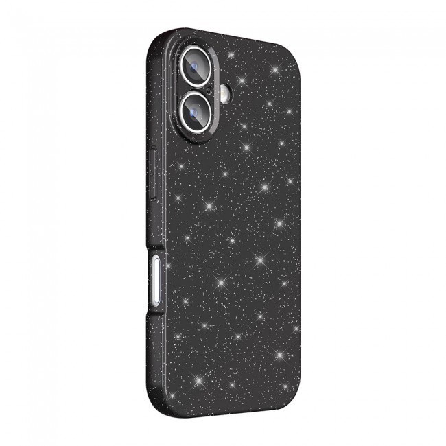 Apple iPhone 16 Plus Kılıf Kamera Korumalı Simli Lüks Zore Koton Kapak Apple iPhone 16 Plus Kılıf Kamera Korumalı Simli Lüks Zore Koton Kapak