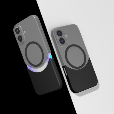 Bal-z Apple iPhone 16 Plus Kılıf M-Safe Şarj Özellikli Mıknatıslı Zore Duble Kapak