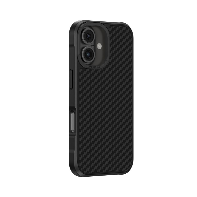 Bal-z Apple iPhone 16 Plus Kılıf M-safe Şarj Özellikli 1500D Aramid Fiber Amazingthing Titan Max Serisi Kapak