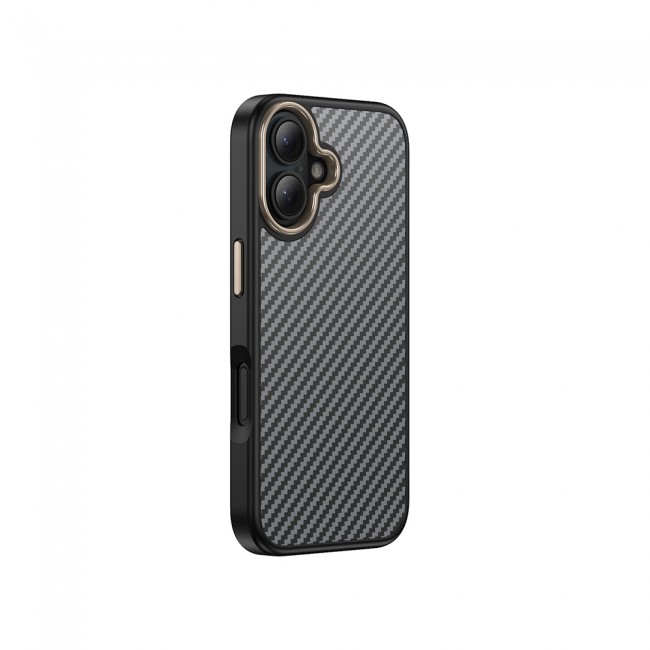 Apple iPhone 16 Plus Kılıf M-safe Şarj Özellikli Karbon Fiber Görünümlü Zore Antina Kapak Apple iPhone 16 Plus Kılıf M-safe Şarj Özellikli Karbon Fiber Görünümlü Zore Antina Kapak
