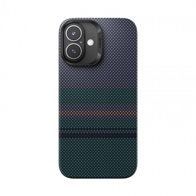 Apple iPhone 16 Plus Kılıf Magsafe Şarj Özellikli Karbon Fiber Tasarımlı Benks Aurora ArmorAir Kevlar Kapak Apple iPhone 16 Plus Kılıf Magsafe Şarj Özellikli Karbon Fiber Tasarımlı Benks Aurora ArmorAir Kevlar Kapak