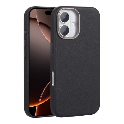 Bal-z Apple iPhone 16 Plus Kılıf M-safe Şarj Özellikli PU Deri Zore Adora Kapak