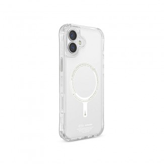 Apple iPhone 16 Plus Kılıf M-safe Şarj Özellikli Şeffaf Airbag Tasarımlı Skinarma Saido Nightglow Kapak Apple iPhone 16 Plus Kılıf M-safe Şarj Özellikli Şeffaf Airbag Tasarımlı Skinarma Saido Nightglow Kapak